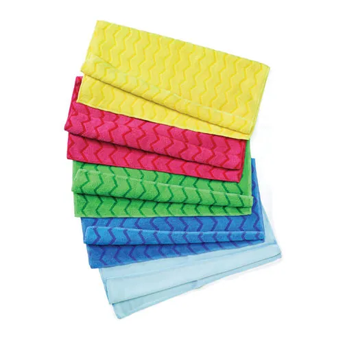 Blue microfiber cloth