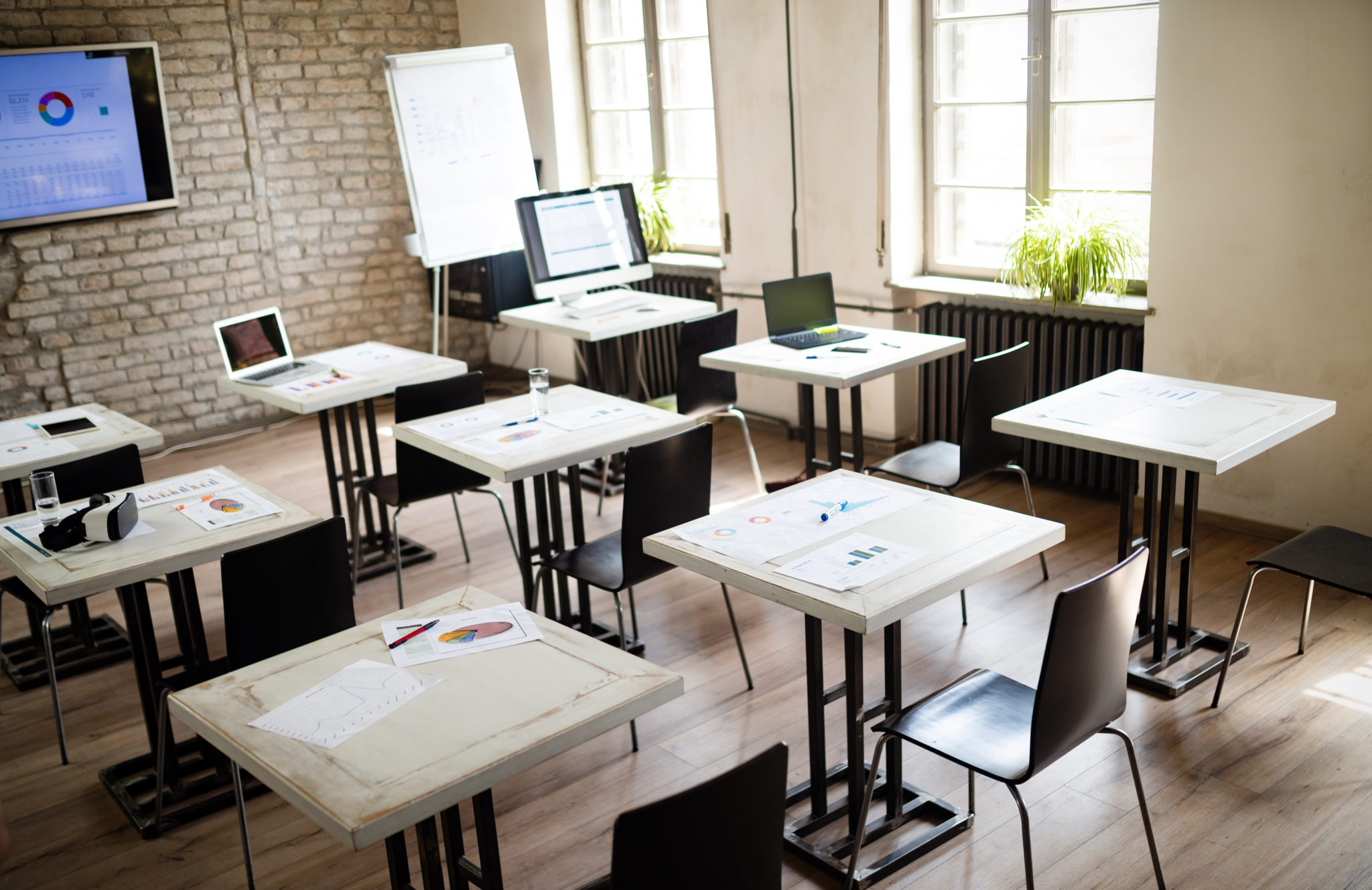 Commercial office building exterior